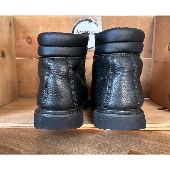 Men’s Dickies Black Steel Toe Work Boots 6 Inch Size 12 Slip Resistant - Picture 5 of 12